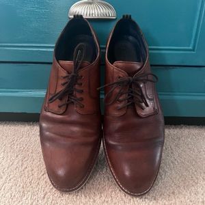 Cole Haan Men’s 9 1/2 M Deep Brown Oxfords